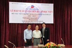 NCS Trần Thanh Huyền bảo vệ thành công luận án tiến sĩ cấp Học viện