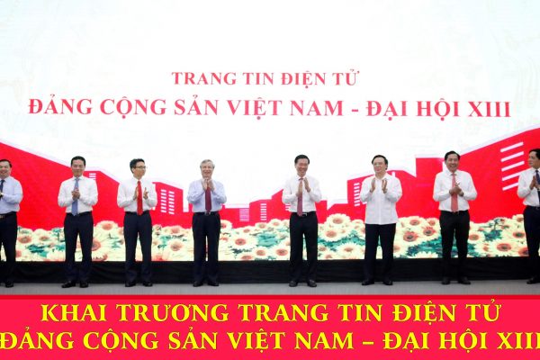 Khai trương Trang tin điện tử Đảng Cộng sản Việt Nam – Đại hội XIII