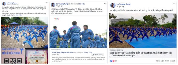 Người Đại học FPT khoe chiến tích ngập tràn Facebook