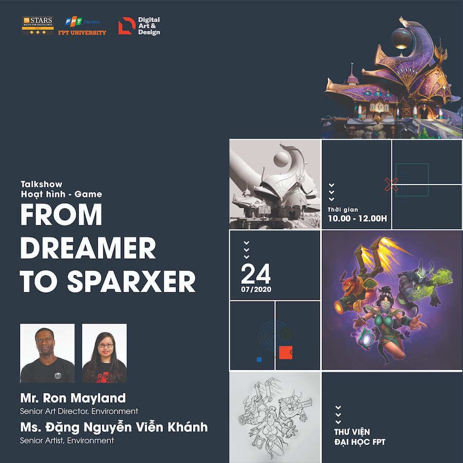 “From Dreamer to Sparxer” – Talkshow dành riêng cho sinh viên Đại học FPT về đồ hoạ