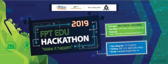 3 lý do không thể không tham gia FPT Edu Hackathon 2019?