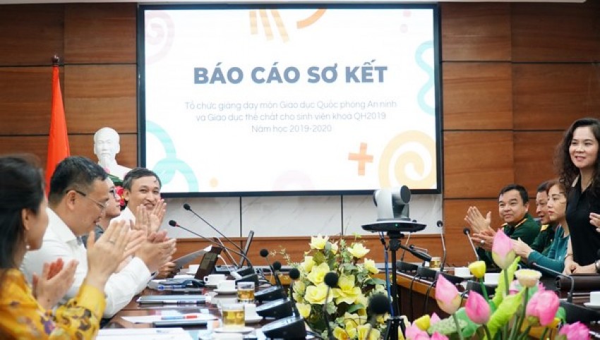 Hội nghị sơ kết công tác giảng dạy Giáo dục Quốc phòng An ninh và Giáo dục thể chất năm học 2019-2020