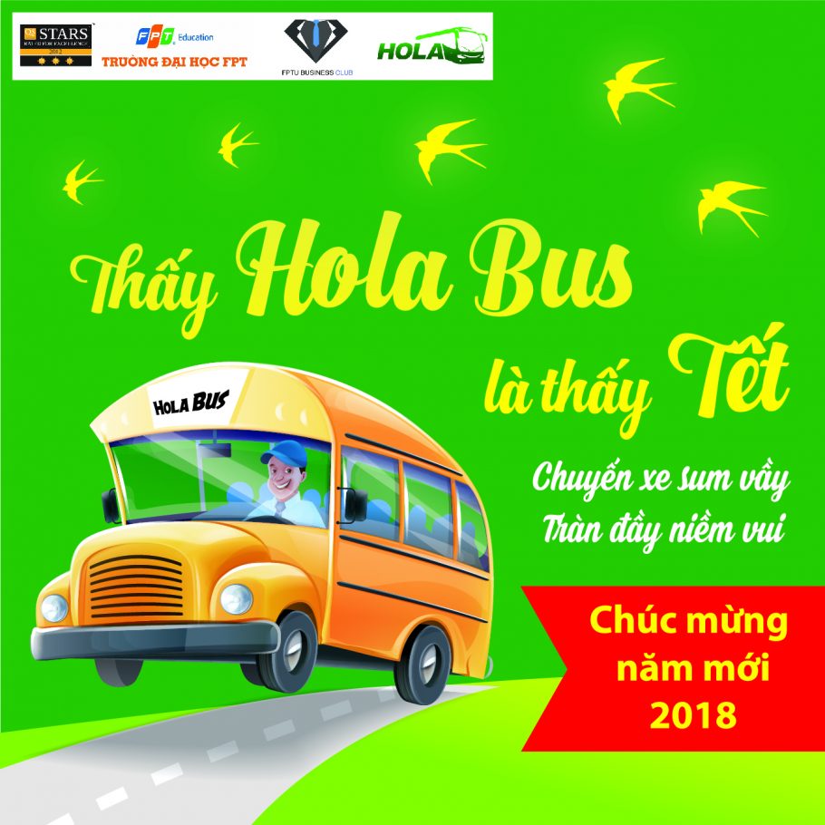 Thấy Hola Bus là thấy Tết!