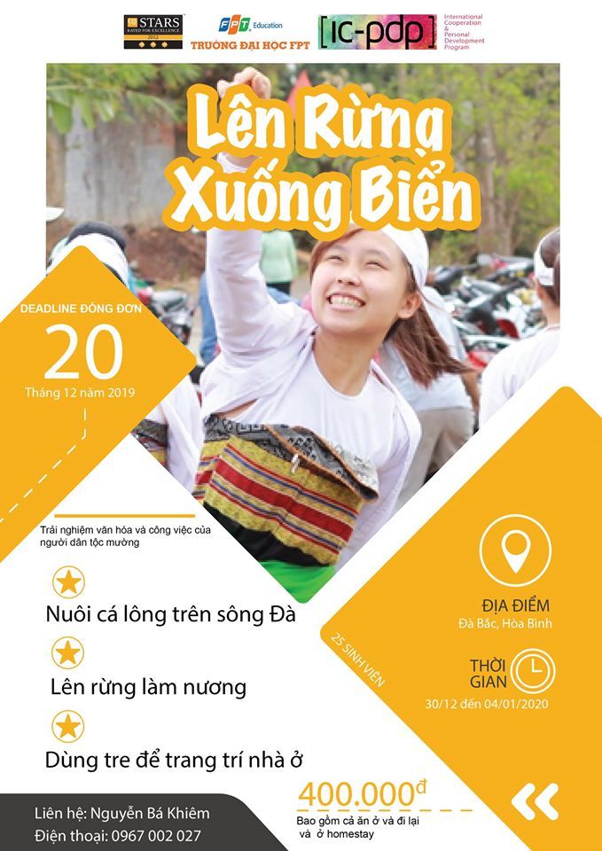 SV Đại học FPT cùng nhau “lên rừng xuống biển” dịp tết Tây