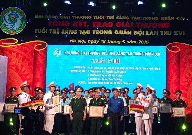 Lễ tổng kết, trao giải Giải thưởng tuổi trẻ sáng tạo trong Quân đội lần thứ 16