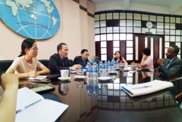 Khối Pháp ngữ HVNG tiếp Đại diện Văn phòng khu vực Châu Á-TBD của Tổ chức quốc tế Pháp ngữ OIF