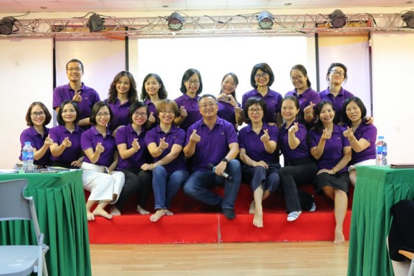 Tổ chức chương trình tập huấn “Nhà giáo dục truyền cảm hứng” cho Trường Liên cấp Ngôi sao Hà Nội