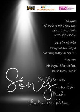 Khám phá bản thân qua khóa học Sân khấu ngẫu hứng “Sống”