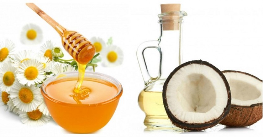 mật ong và dầu dừa