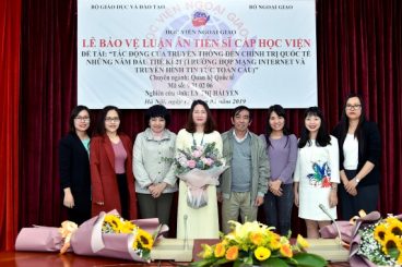 NCS Lý Thị Hải Yến bảo vệ thành công luận án tiến sĩ cấp Học viện