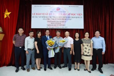 NCS Vũ Tiến Đạt bảo vệ thành công luận án tiến sĩ cấp Học viện