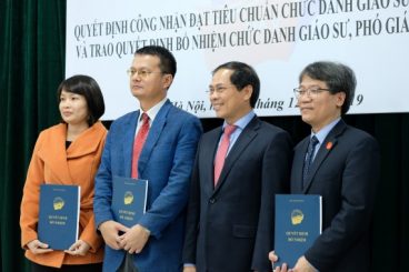 Lễ trao Quyết định bổ nhiệm chức danh giáo sư, phó giáo sư tại Học viện Ngoại giao năm 2019