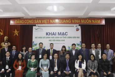 Lễ khai mạc chương trình khảo sát chính thức của đoàn chuyên gia đánh giá ngoài – Học viện Ngoại giao