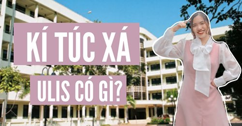 [Vlog] Kí túc xá ĐH Ngoại ngữ có gì?