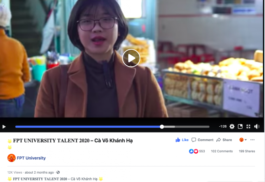 Cuộc đua bình chọn của các tiết mục “hot” nhất FPTU Talent 2020