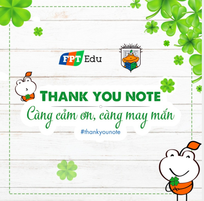 Cùng người nhà F lan toả năng lượng tích cực thông qua “lời cảm ơn”