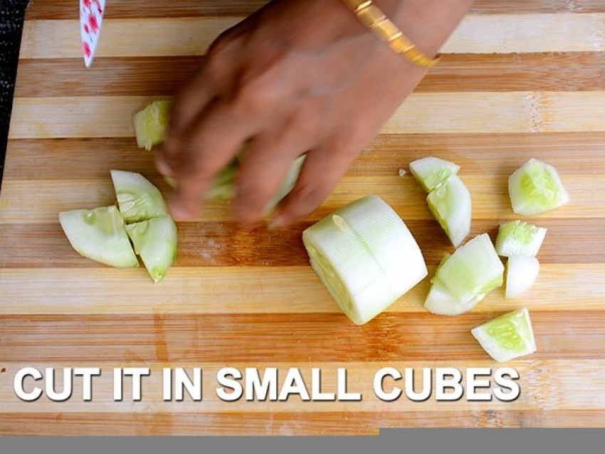 cắt nhỏ dưa chuột