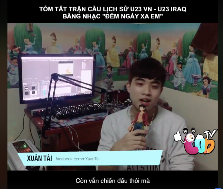 Clip chế triệu view trận U23 VN gặp Iraq của cựu sinh viên ĐH FPT