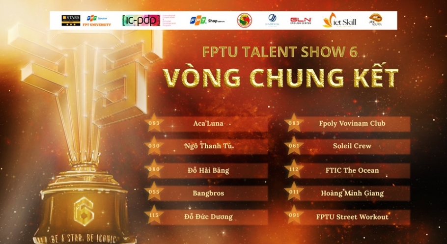Lộ diện Top 10 bước vào Chung kết FPTU Talent Show6