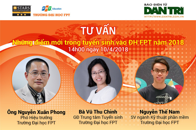 Tư vấn: Những điểm mới trong tuyển sinh ĐH FPT 2018