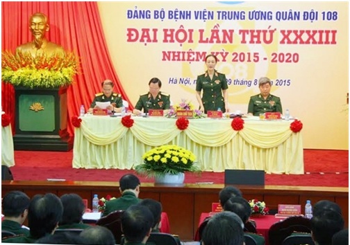 Đại hội Đảng bộ Bệnh viện Trung ương Quân đội 108