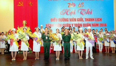 Bế mạc Hội thi Điều dưỡng giỏi, thanh lịch Bệnh viện Quân y toàn quân năm 2016