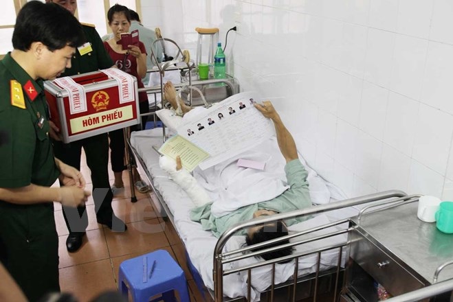 Tổ chức chu đáo công tác bầu cử tại Bệnh viện TƯQĐ 108
