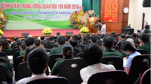 Bệnh viện Trung ương Quân đội 108 tổ chức Hội nghị khoa học Điều dưỡng năm 2016
