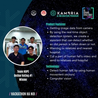 Sinh viên Đại học FPT xuất sắc vào chung kết Hackathon Vietnam AI Grand Challenge 2019