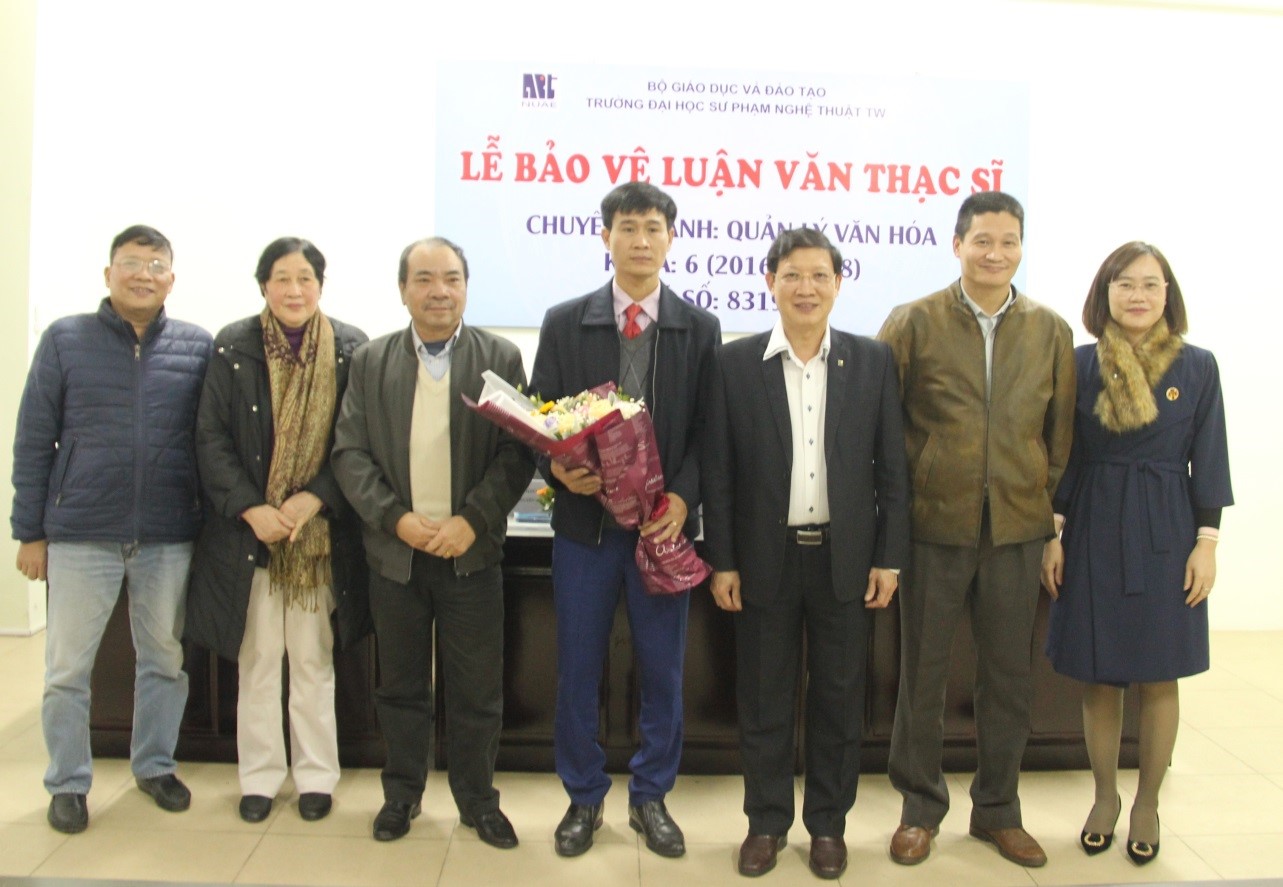 Lễ bảo vệ luận văn của học viên Nguyễn Văn Lập (K6) - Chuyên ngành Quản lý văn hóa