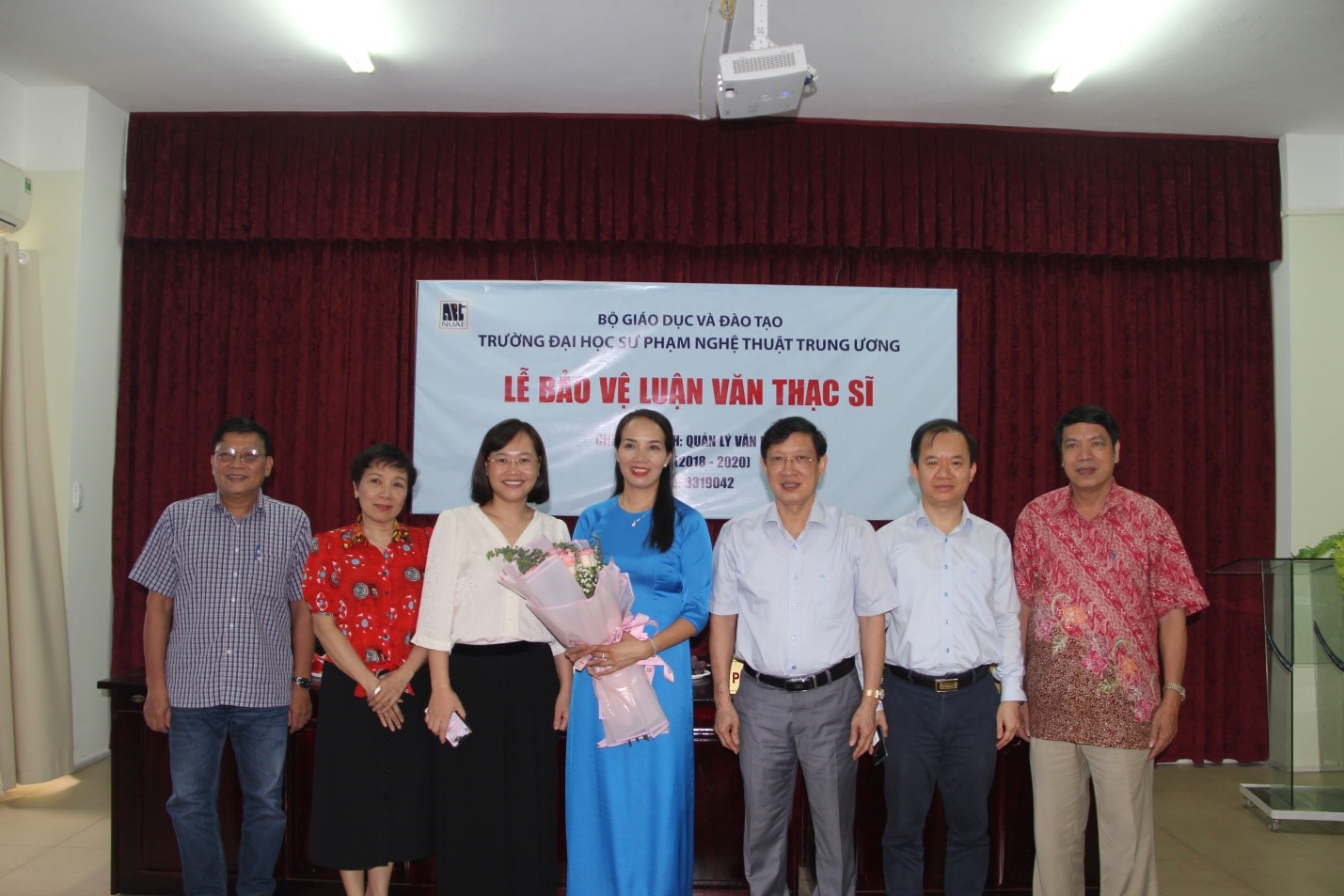 Lễ bảo vệ luận văn của học viên Đào Thị Liễu (K9) - Chuyên ngành Quản lý văn hóa