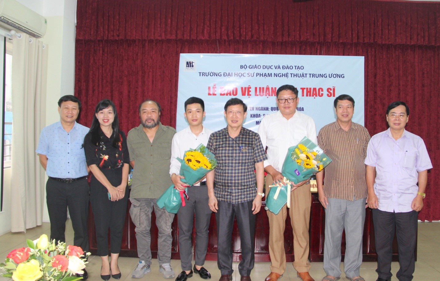 Lễ bảo vệ luận văn của học viên Lê Trung Kiên và Nguyễn Công Khôi (K7, 9) - Chuyên ngành Quản lý văn hóa