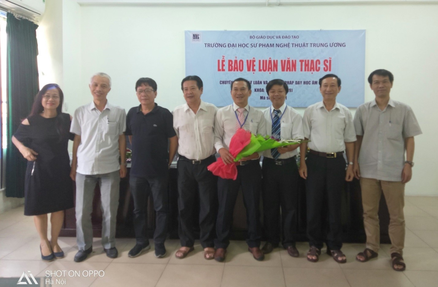 Lễ bảo vệ luận văn của hai học viên Trần Kim Trọng Nghĩa  và Nguyễn Phú Quốc (K9) - Chuyên ngành Lý luận  và Phương pháp dạy học Âm nhạc