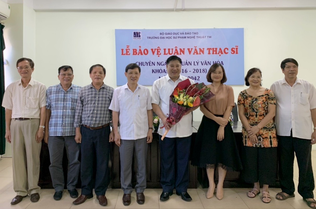 Lễ bảo vệ luận văn của học viên Đỗ Khánh Tùng (K5) - Chuyên ngành Quản lý văn hóa