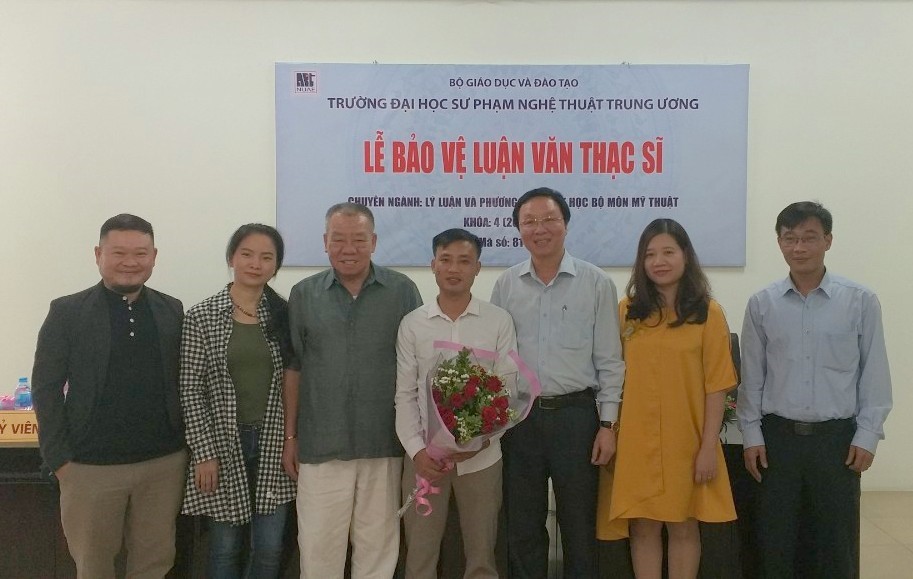 Lễ bảo vệ luận văn của học viên Trần Văn Tuấn (K4) - Chuyên ngành Lý luận và Phương pháp dạy học bộ môn Mỹ thuật