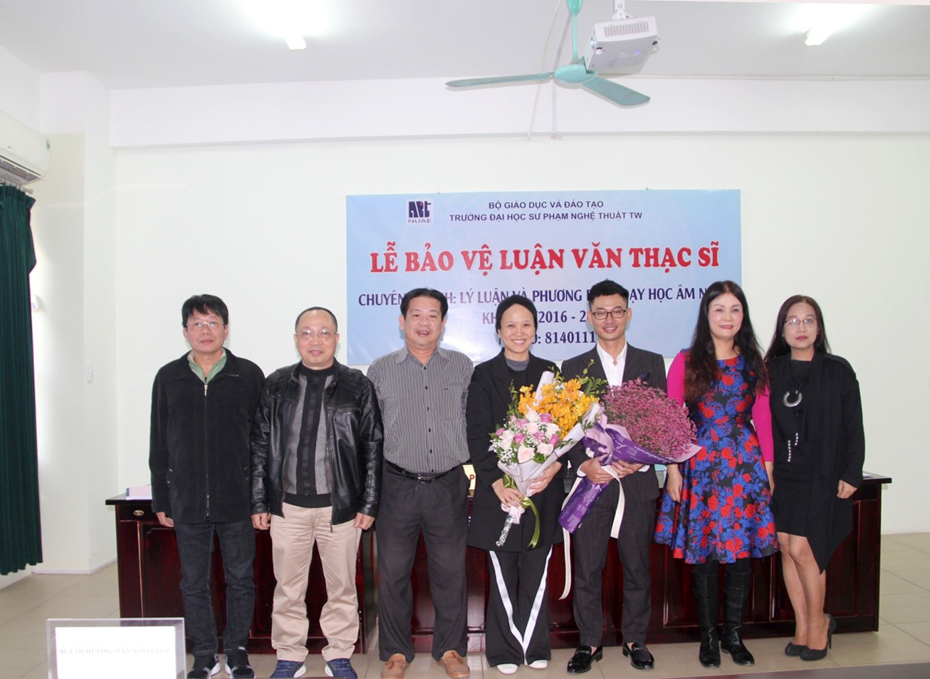 Lễ bảo vệ luận văn của học viên Trần Tuấn Hòa (K7) - Chuyên ngành Lý luận và Phương pháp dạy học Âm nhạc