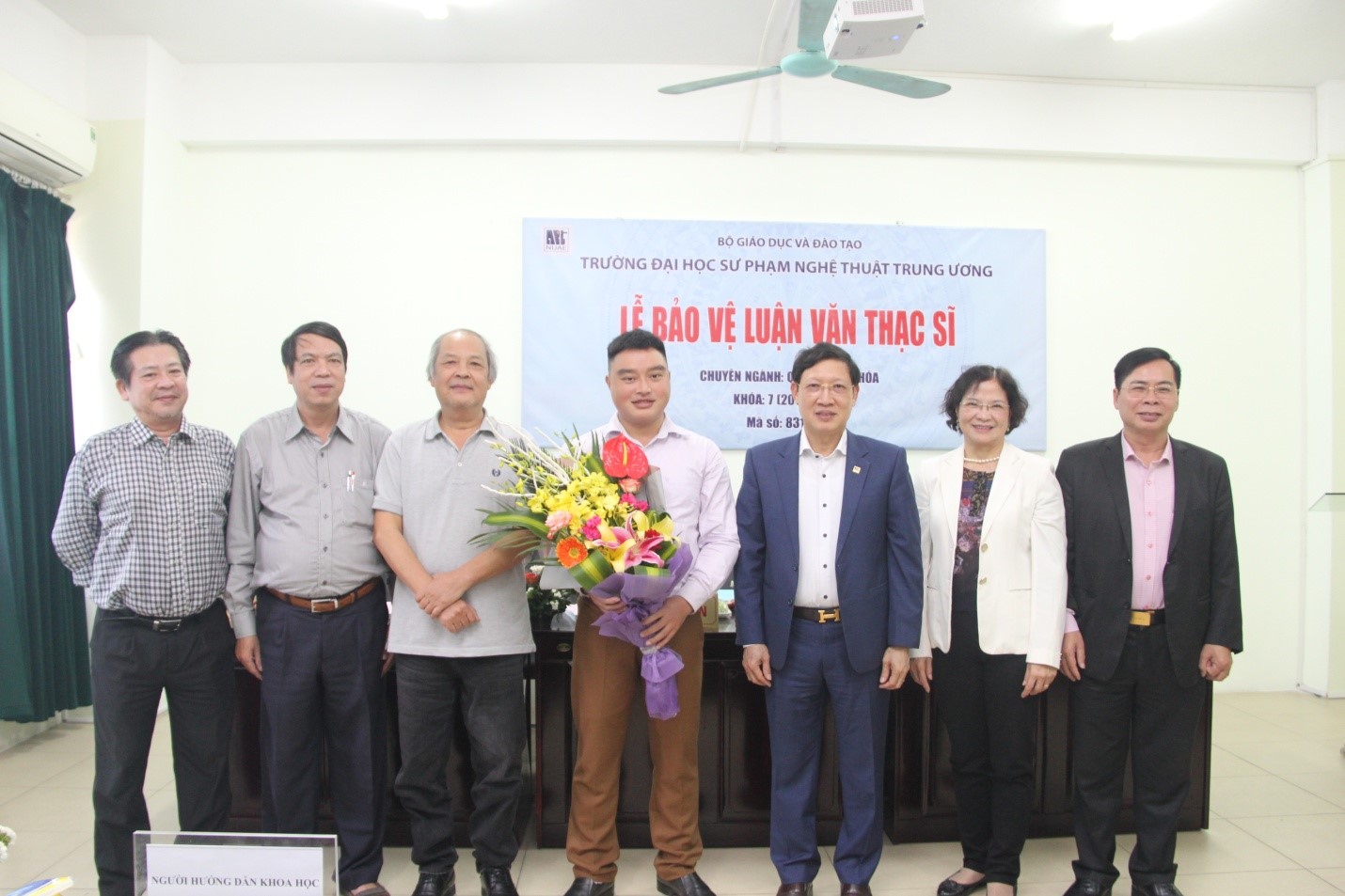 Lễ bảo vệ luận văn của học viên Đặng Ngọc Ninh (K3) - Chuyên ngành Quản lý Văn hóa