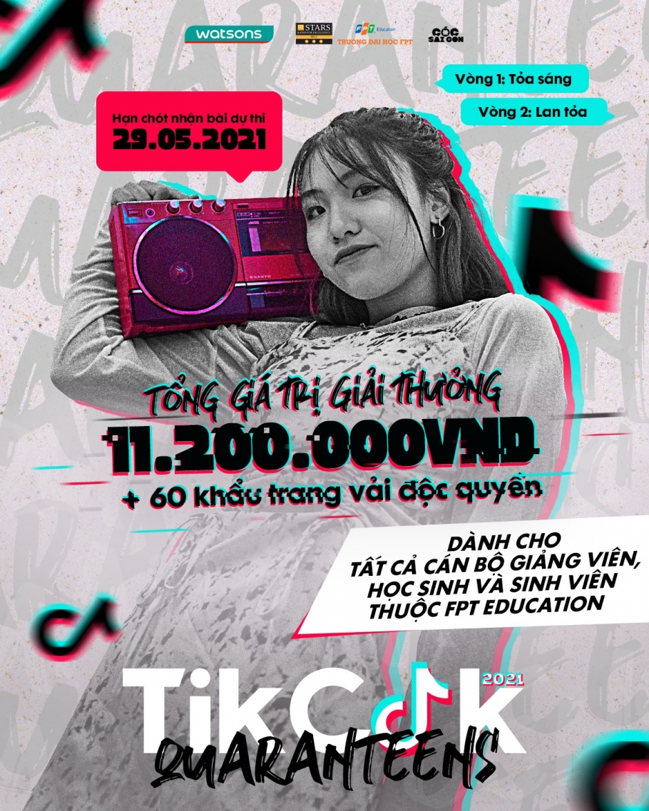 Cuộc thi TIKCOK 2021: QUARANTEENS – sân chơi dành cho bạn trẻ sáng tạo video