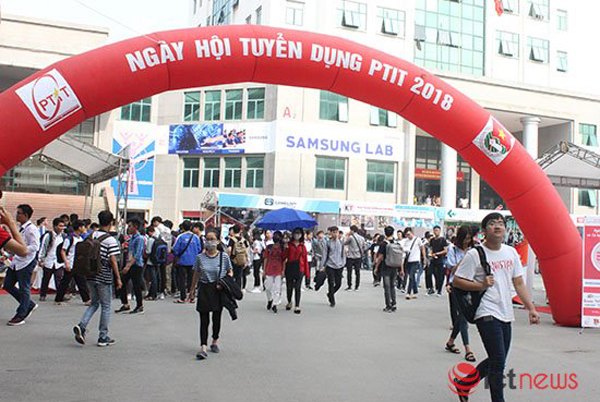 17 đơn vị, doanh nghiệp mang hơn 5.000 cơ hội việc làm đến Ngày hội tuyển dụng PTIT 2018