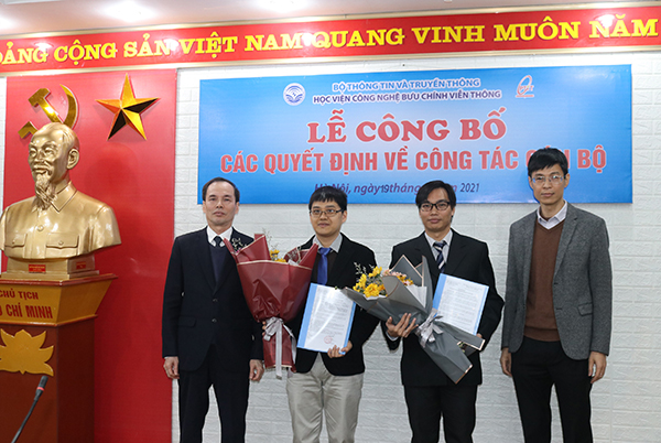 Lễ công bố các quyết định về công tác cán bộ