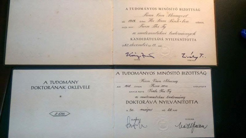 Tag: Trần Văn Nhung, tiến sĩ khoa học, Hungary