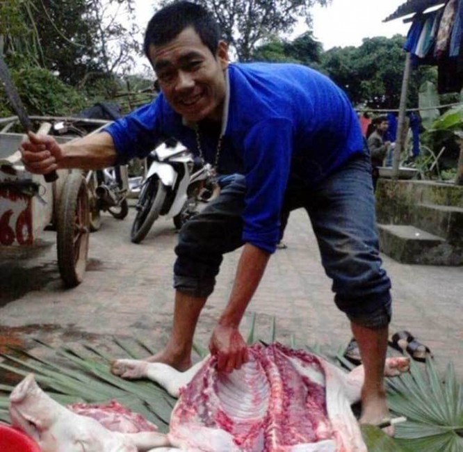 đụng lợn, không khí tết, Tết Bính Thân, gói bánh chưng