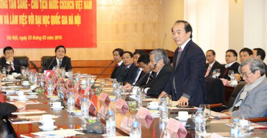 Lưu Văn Bôi, Trương Tấn Sang, ĐHQG Hà Nội, Việt Nam, giáo sư, ĐH Việt Nhật