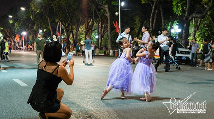 Hà Nội, phố đi bộ, Quốc khánh, phố đi bộ quanh hồ gươm, hồ gươm