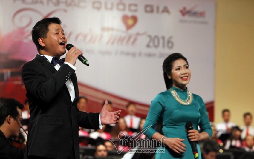 Hòa nhạc Điều còn mãi 2016, điều còn mãi, Đăng Dương, Tùng Dương,  Lê Anh Dũng, Hồng Vy, Thành Lê, Trần Mạnh Hùng,  Lê Phi Phi, Dàn nhạc Giao hưởng quốc gia