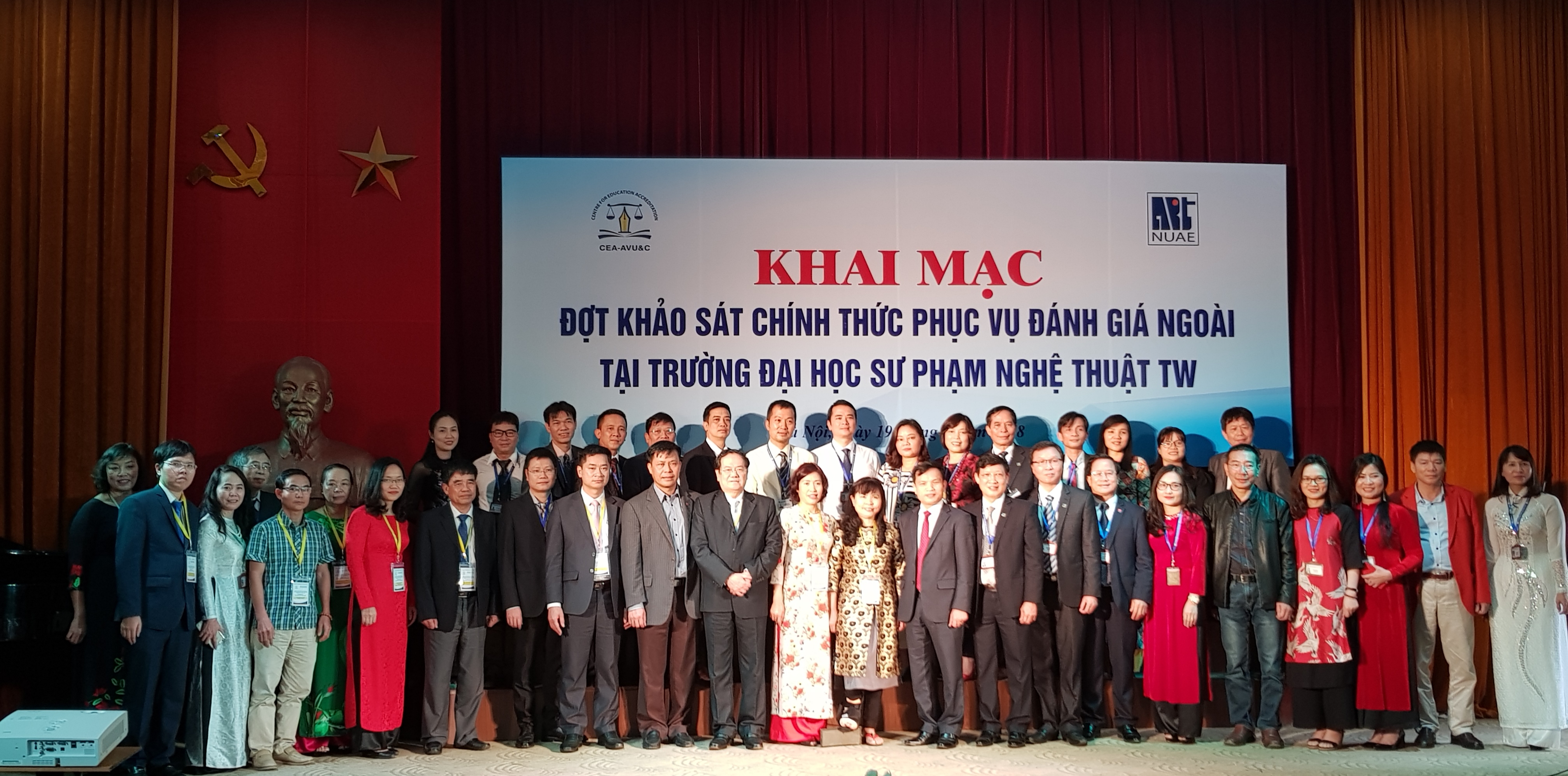 Khai mạc đợt khảo sát chính thức phục vụ đánh giá ngoài  Trường ĐHSP Nghệ thuật TW