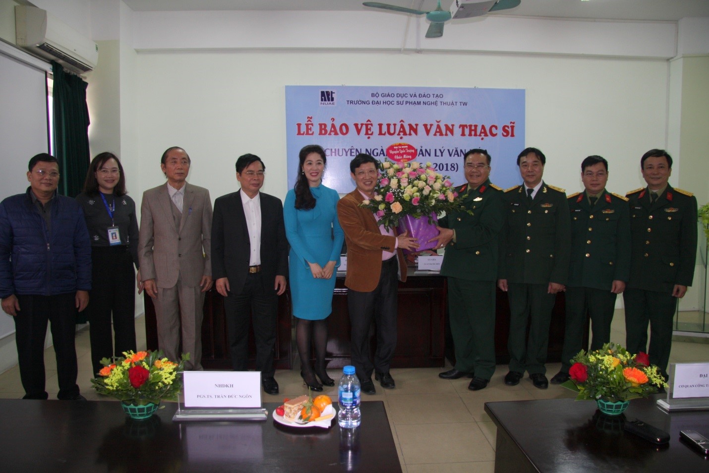 Lễ bảo vệ luận văn của hai học viên Phan Thị Hiền   và Hà Quang Hảo (K6) - Chuyên ngành Quản lý văn hóa