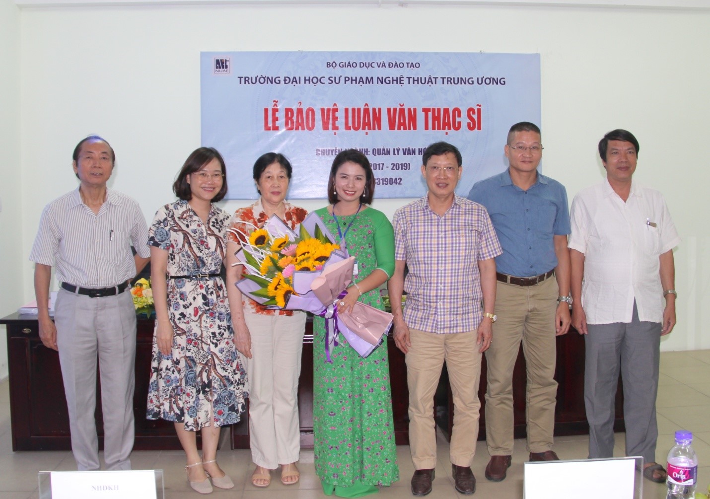 Lễ bảo vệ luận văn của học viên Trương Thị Toan, K7 - Chuyên ngành  Quản lý Văn hóa