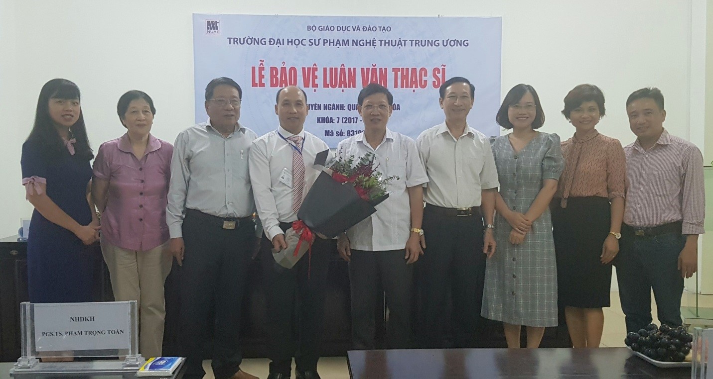 Lễ bảo vệ luận văn của học viên Nguyễn Ngọc Hải (K7) - Chuyên ngành Quản lý văn hóa