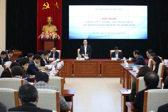 Năm 2020, Bộ GD&ĐT kiện toàn bộ máy Chính phủ Điện tử